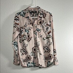 Lauren Ralph Lauren Floral Button-Up Blouse PM